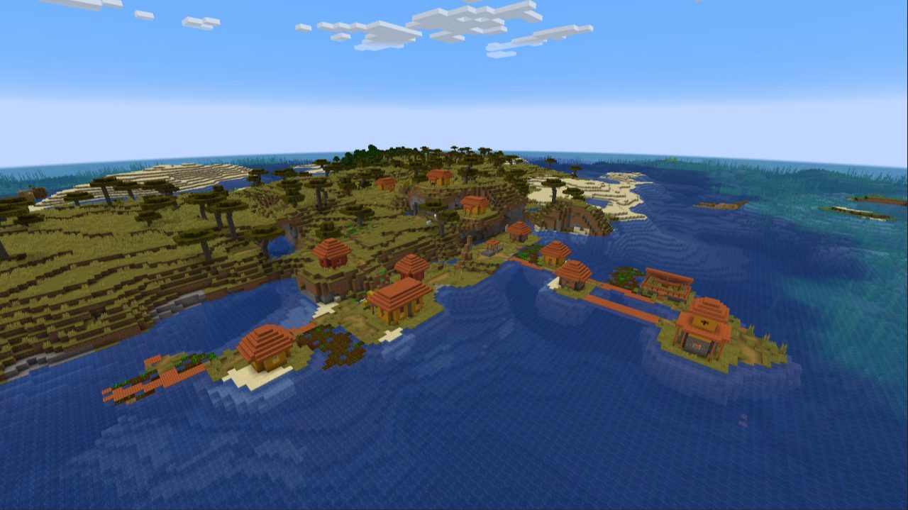 30 Best Minecraft Village Seeds 2024 The Savannah Village