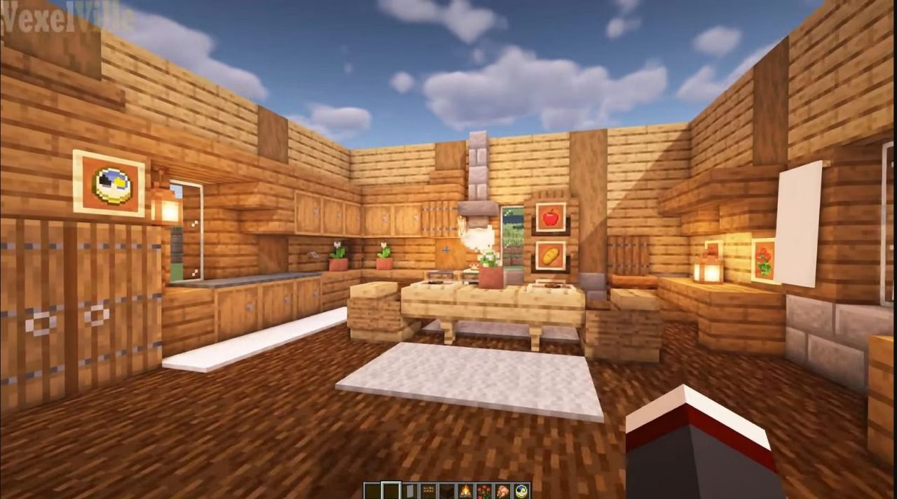 20 Best Minecraft Kitchen Designs Ideas Kitchen Living Room Combo