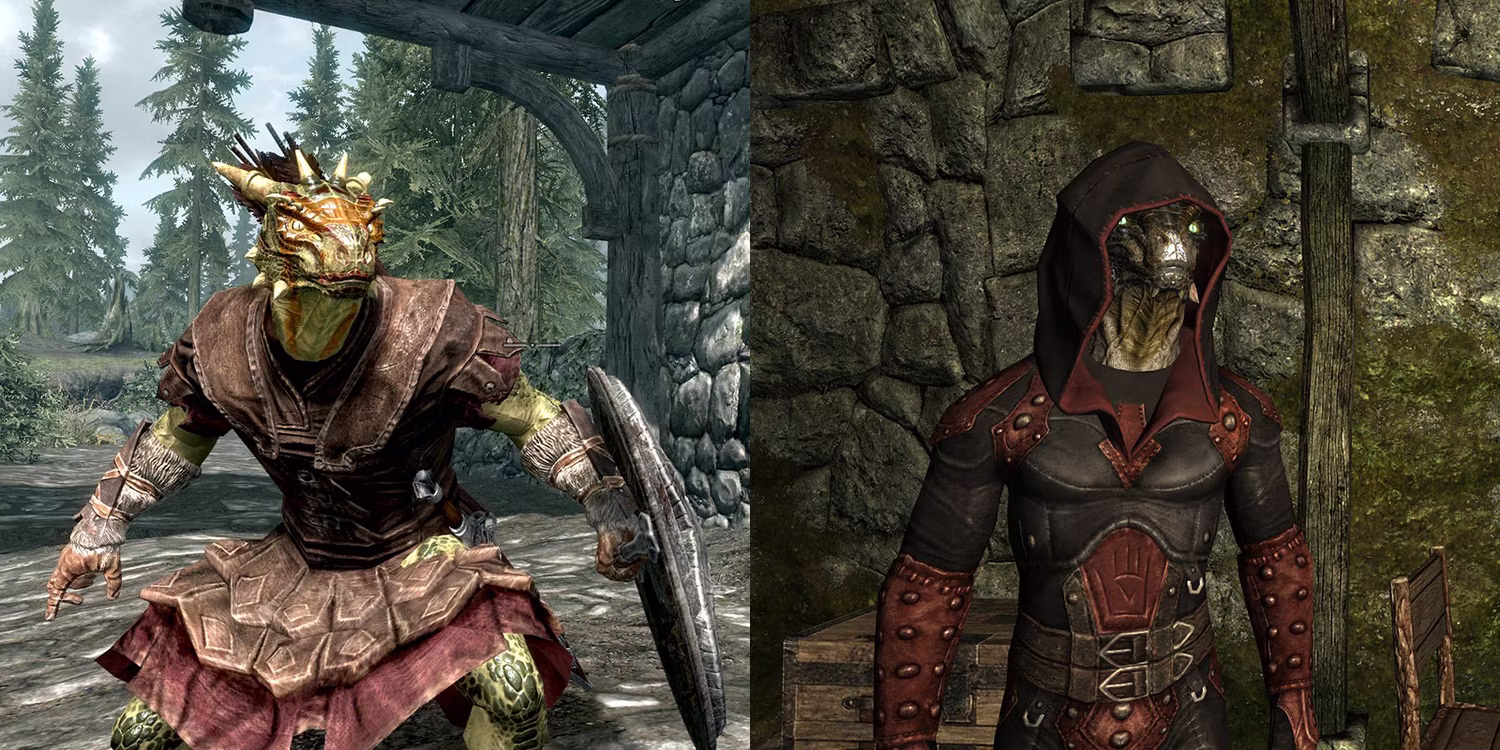 Skyrim Every Playable Race Explained Argonian